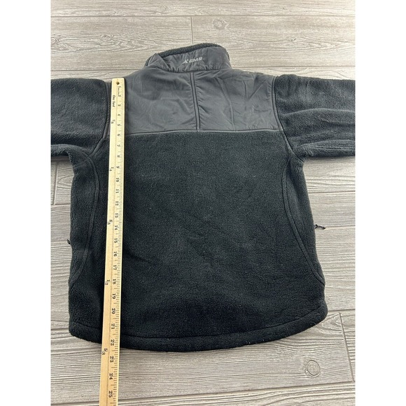 EMS EASTERN MOUNTAIN SPORTS WOMEN'S ZIP FLEECE JACKET SIZE SMALL BLACK THERMAL - Picture 3 of 8